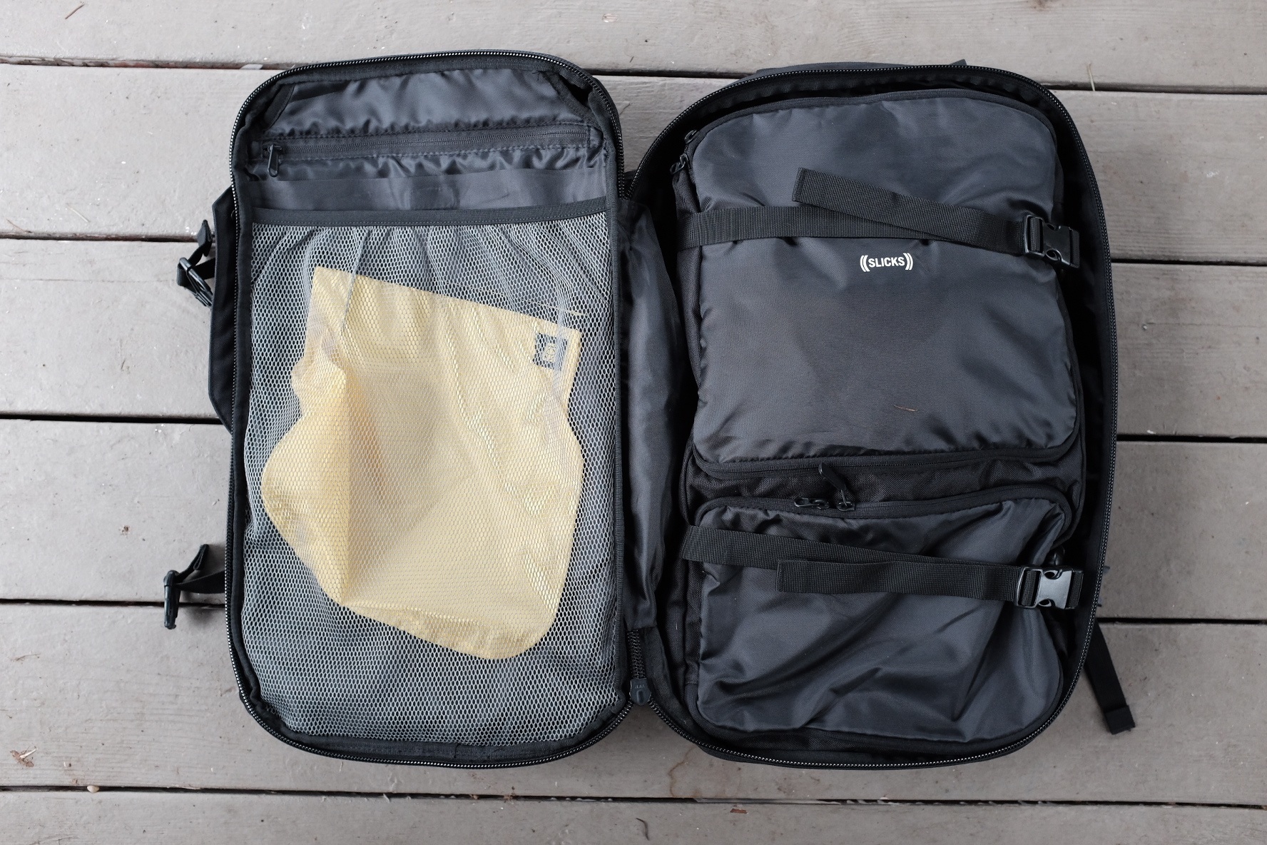 slicks travel backpack