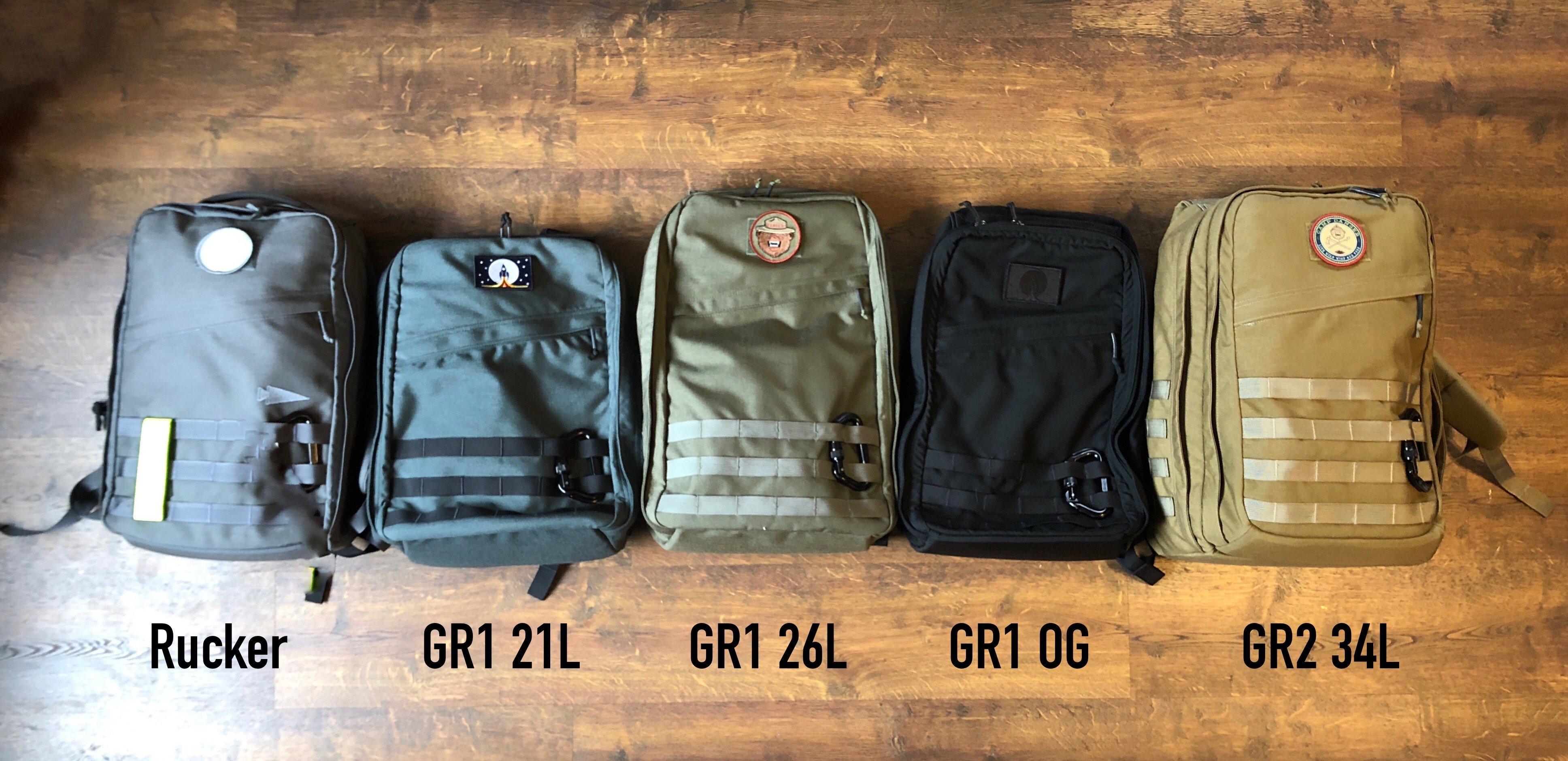 GORUCK GR1 21L v 26L – The Brooks Review