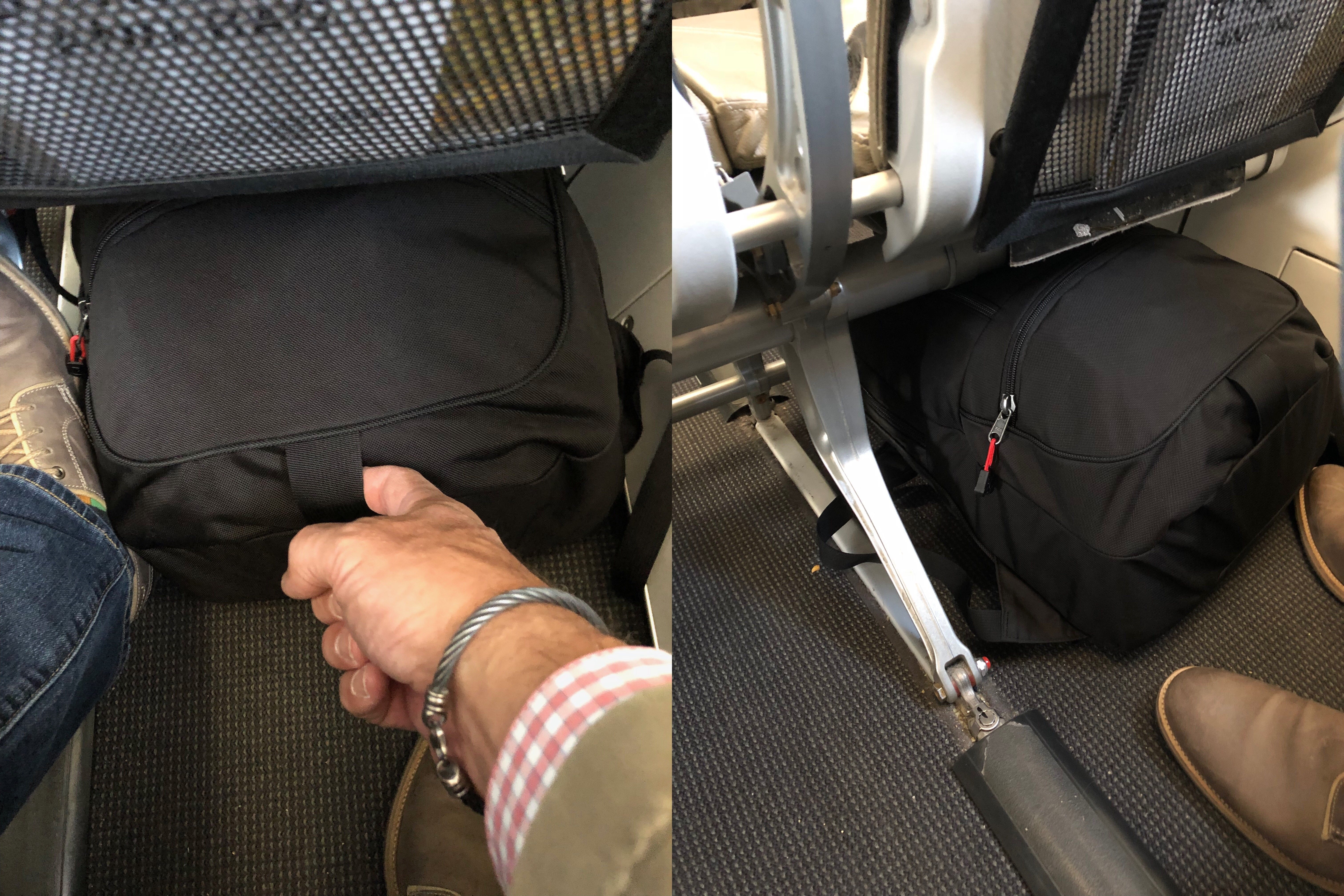 backpack that fits under airplane seat