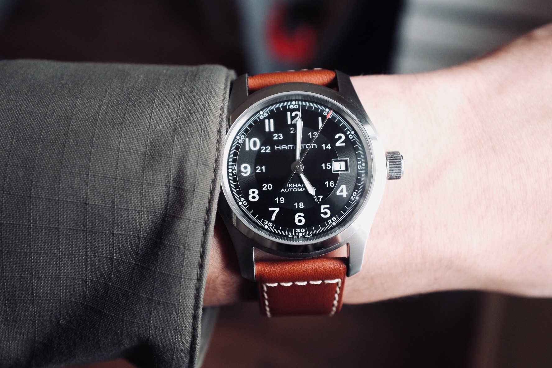 Hamilton khaki field on sale automatic