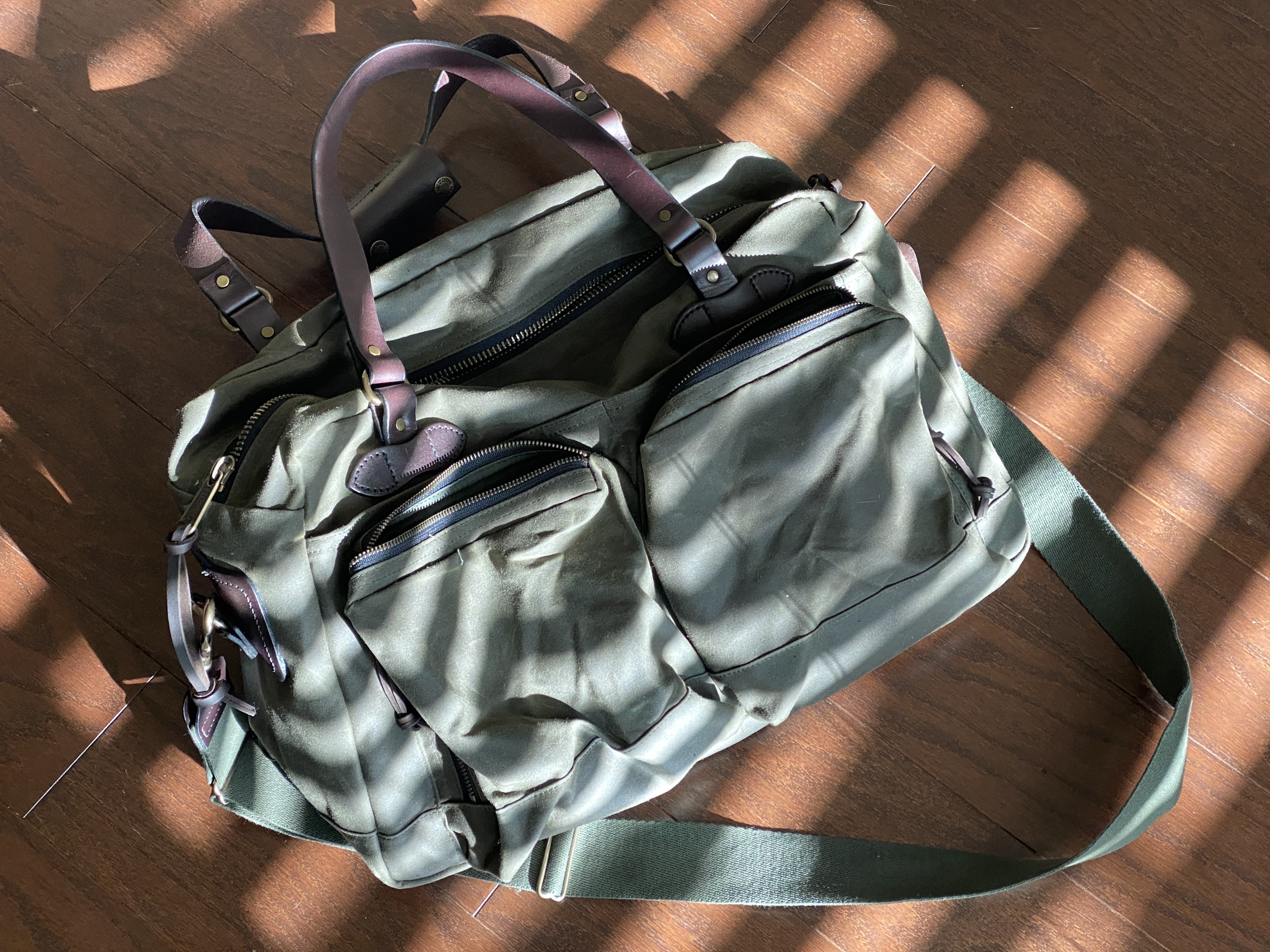 Small Tin Cloth Duffle Bag