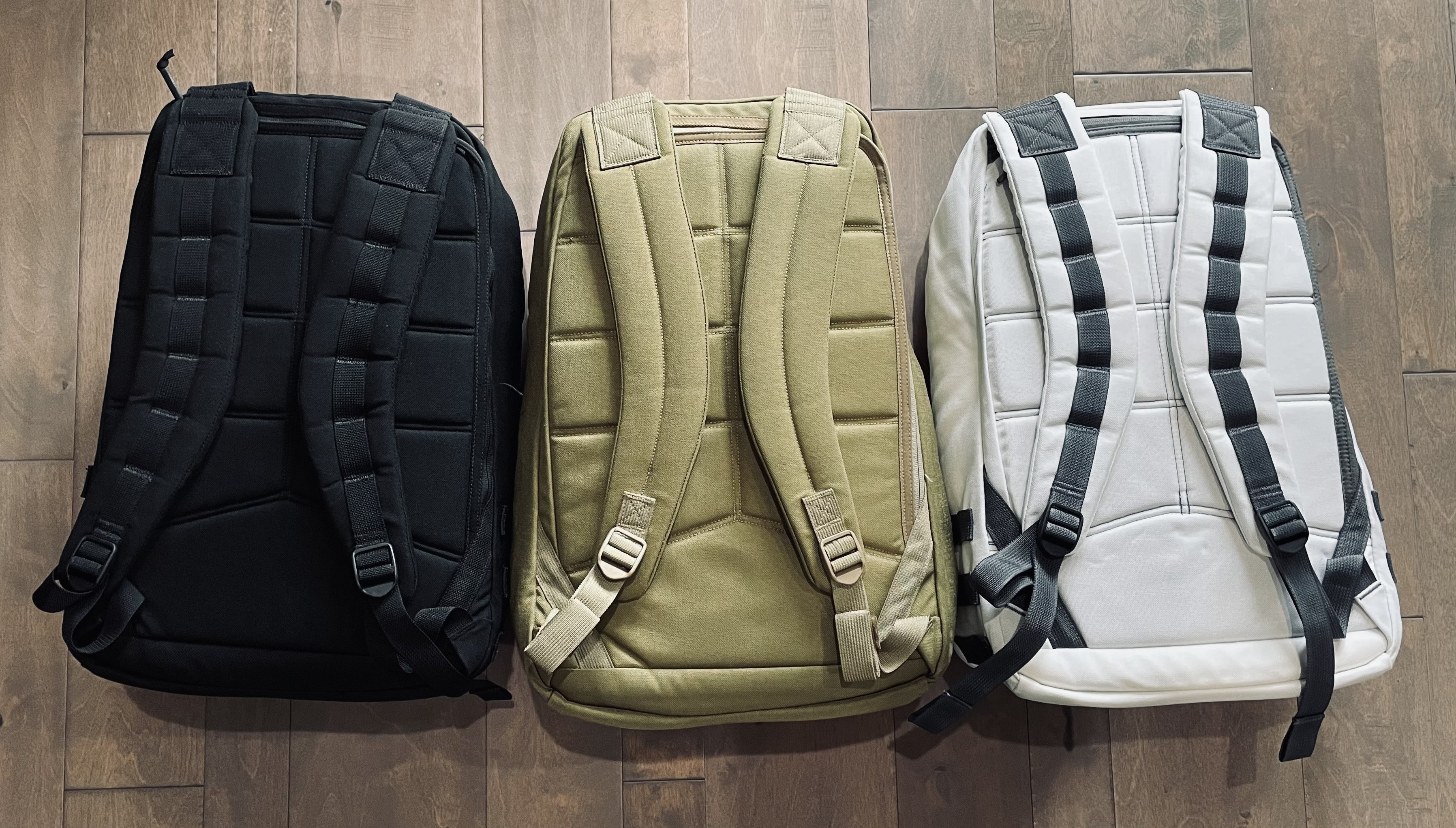 GR1 21L back from SCARS with bottom Molle, side handles, and compression  straps : r/Goruck